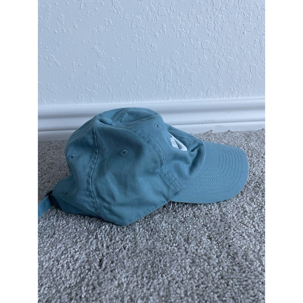 Nike Hat Cap Strapback OSFM Blue Adjustable Swoosh Nike Cotton Size1 Heritage 86 - Picture 2 of 6